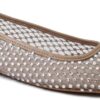 Steve Madden Auden Ballerina Donna Tela Strass Rosa Nude-0