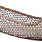 Steve Madden Auden Ballerina Donna Tela Strass Rosa Nude-0