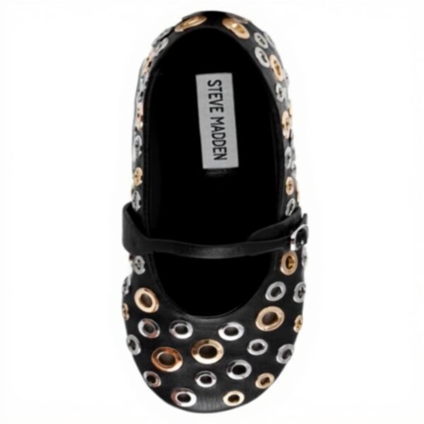 Ballerine Steve Madden Rejoice-S Nero Argento Oro Donna