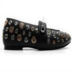 Ballerine Steve Madden Rejoice-S Nero Argento Oro Donna