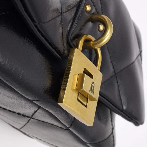 Borsa a tracolla Steve Madden nera tracolla rimovibile-4