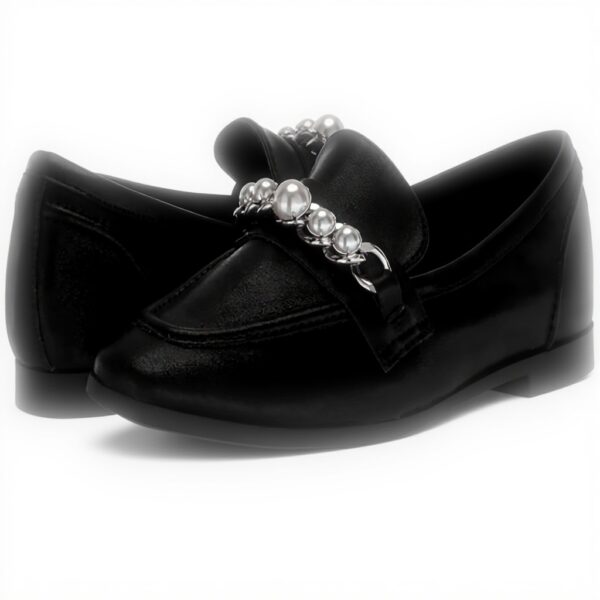 Steve Madden Carrina Mocassino Donna Pelle Vegana Nero Oro