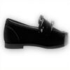 Steve Madden Carrina Mocassino Donna Pelle Vegana Nero Oro
