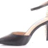 Sandali Steve Madden Lioness Nero pelle serpente donna-7