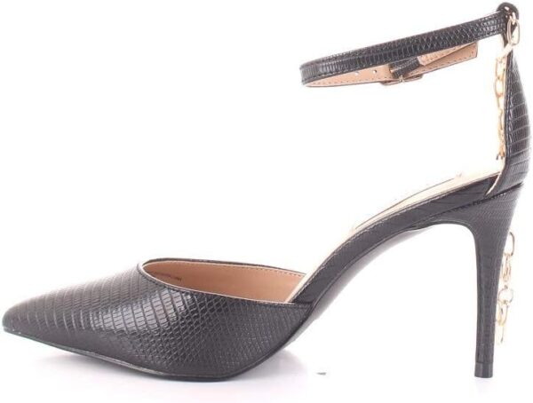 Sandali Steve Madden Lioness Nero pelle serpente donna-3