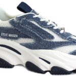 Sneaker casual Steve Madden Possession Blue Denim Donna-0