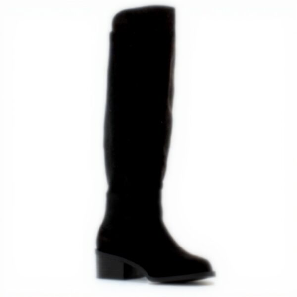 Stivali Steve Madden Graphite Black Microsuede Donna Taglia