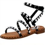 Sandali Steve Madden Travel Black Sintetico Fibbia Donna
