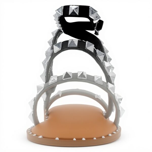 Sandali Steve Madden Travel Black Sintetico Fibbia Donna