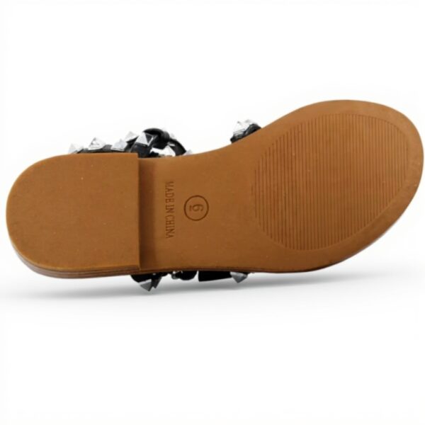 Sandali Steve Madden Travel Black Sintetico Fibbia Donna